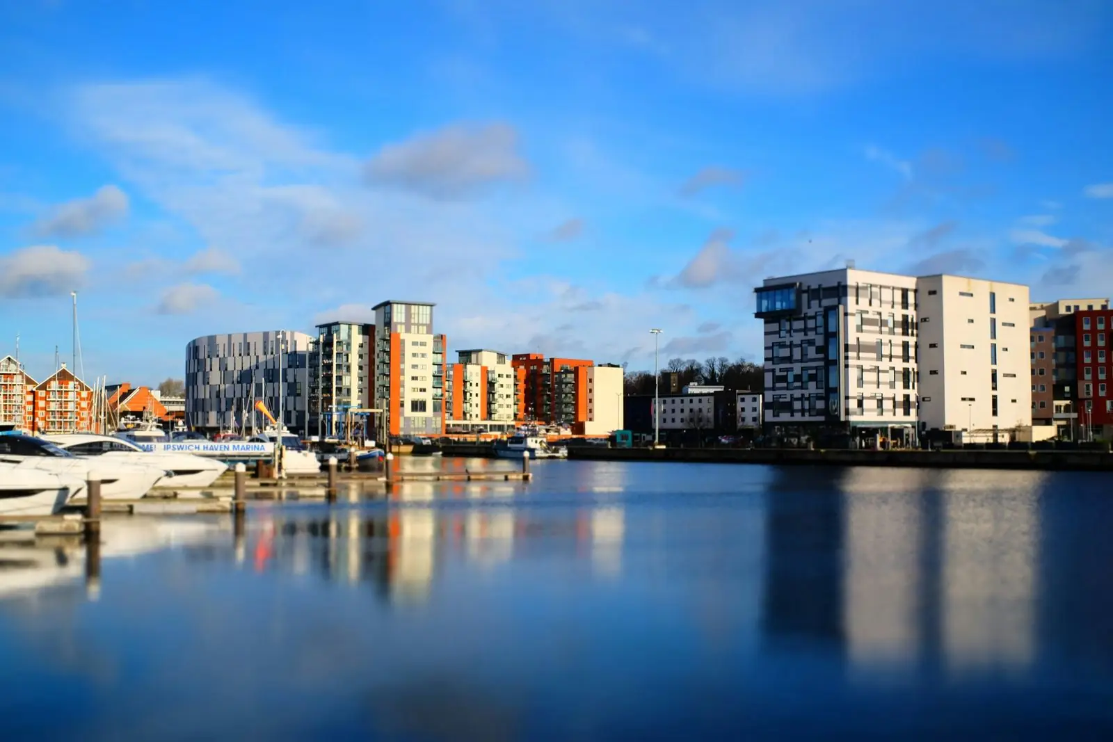 Ipswich Waterfront in Suffolk